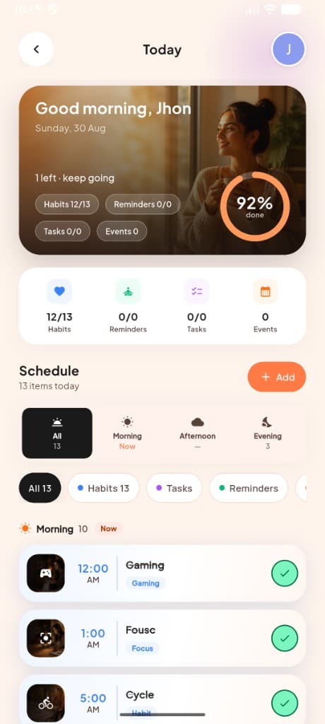 MeRhythm AI AI assistant with habit coaching prompts